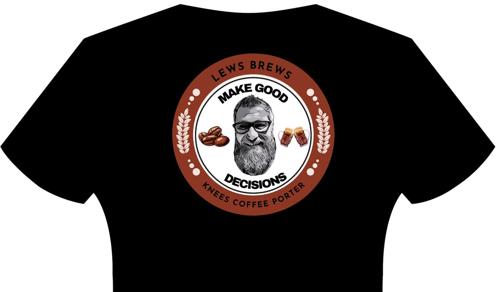 Lews Brews - Lews Brews Minimal Design T-Shirt