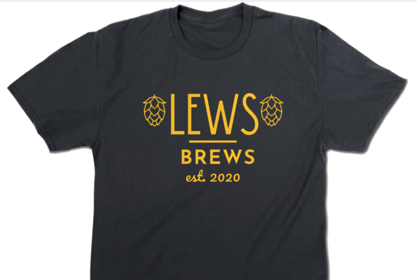 Lews Brews - Minimal Lews Brews Design