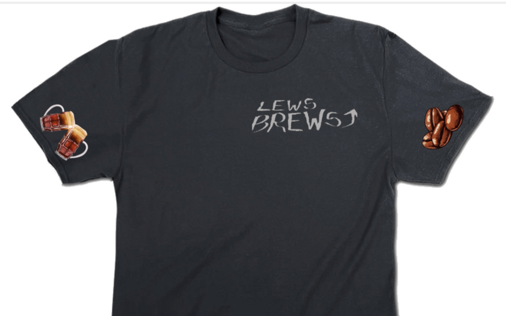Lews Brews - Lews Brews Minimal Design T-Shirt