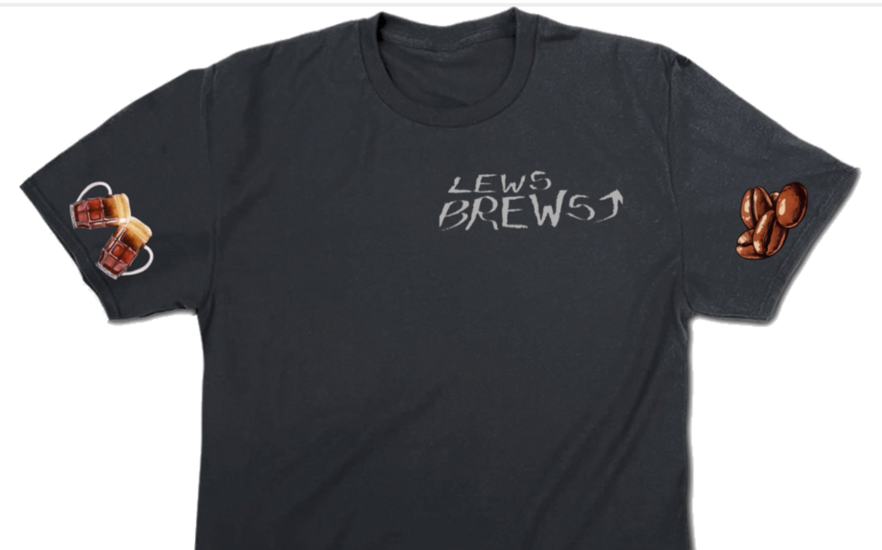 Lews Brews - Lews Brews Minimal Design T-Shirt